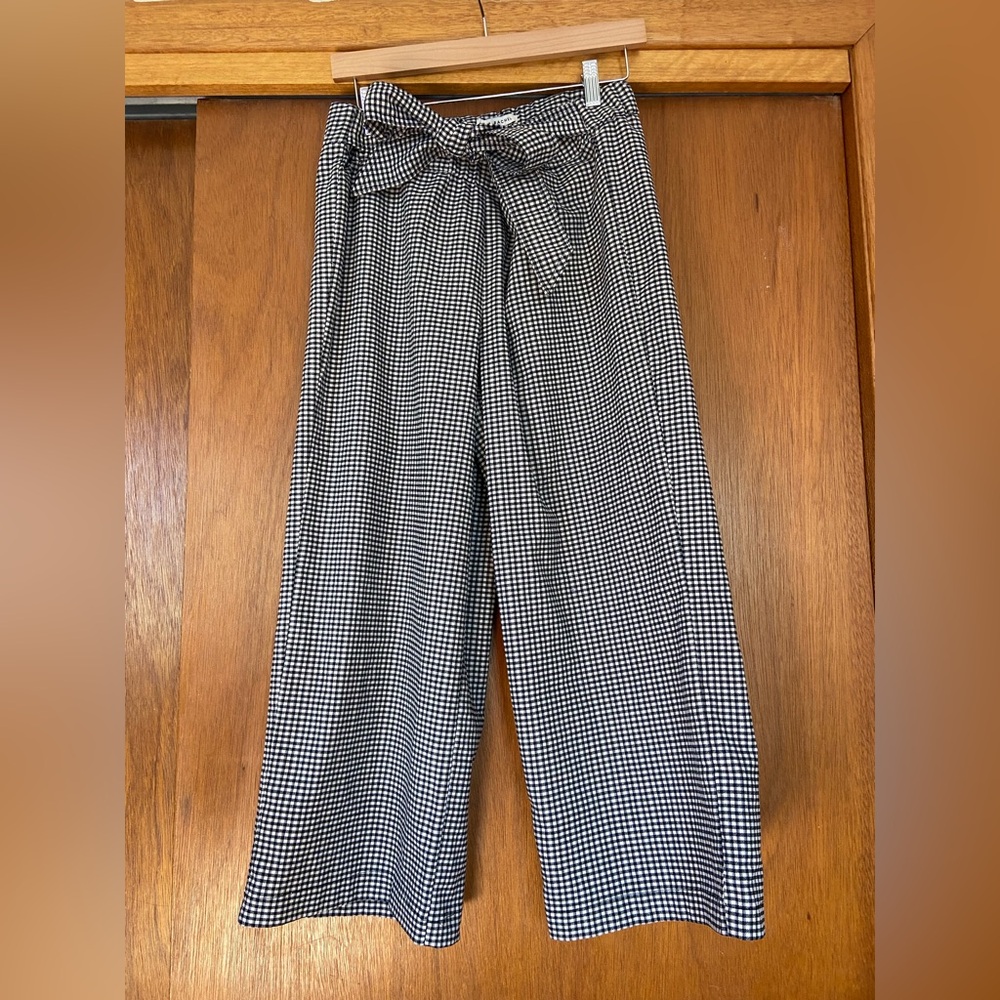 Linen blend trouser